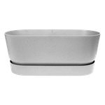 greenville pflanzgefäß 80cm rollen living beton